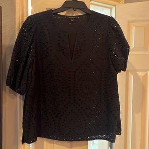 Banana Republic eyelet top